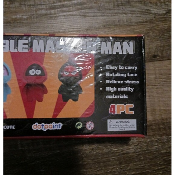 Reversible Masker Man Stress Releif Fidgit Figures - Picture 7 of 12
